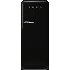 Black Freestanding Refrigerators Smeg FAB28RBL5 Black
