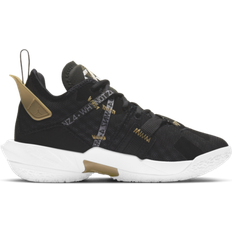Nike Black Sport Shoes Nike Jordan"Why Not?" Zer0.4 GS - Black/Metallic Gold/White