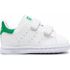Faux Leather Children's Shoes adidas Infant Stan Smith - Cloud White/Cloud White/Green