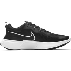 Nike 45 ½ - Unisex Running Shoes Nike React Miler 2 M - Black/Smoke Grey/White