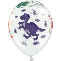 PartyDeco Latex Ballons Dinosaurs 6-pack