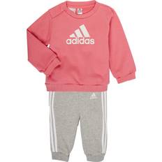 M Tracksuits adidas Infant Badge of Sport French Terry Jogger - Hazy Rose/White (GM8978)