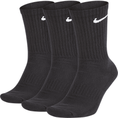 Black Socks Nike Everyday Cushioned Training Crew Socks 3-pack Unisex - Black/White