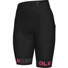 Alé Shorts Alé Solid Traguardo Shorts Women - Black/Fluro Pink