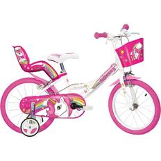 Bicycle Baskets Kids' Bikes Dino Unicorn 14" - White Kids Bike