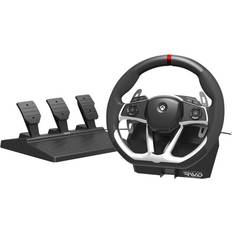 Hori Xbox One Game Controllers Hori Force Feedback DLX Racing Wheel and Pedal Set - Black