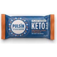 Pulsin Keto Bar Orange Choc & Peanut 50g 18 pcs