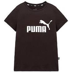 Puma Essentials Logo Youth Tee - Puma Black (587029-01)