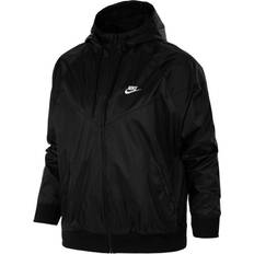 Nike Men - S Outerwear Nike Windrunner Hooded Jacket Men - Black/White