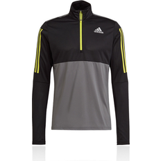 adidas Own The Run Running 1/2 Zip Sweatshirt Men - Grey Five/Black/Acid Yellow