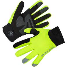 Elastane/Lycra/Spandex Gloves Endura Men's Strike Glove - Hi-Viz Yellow
