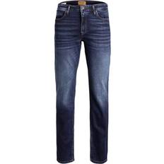 Jack & Jones Men - W28 Jeans Jack & Jones Clark Original Regular Fit Jeans - Blue/Blue Denim