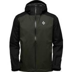 Black Diamond Outerwear Black Diamond Stormline Stretch Rain Shell Jackets - Cypress/Black