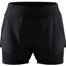 Craft Sportswear Sportswear Garment Trousers & Shorts Craft Sportswear Adv Essence 2-in-1 Shorts Women - Black