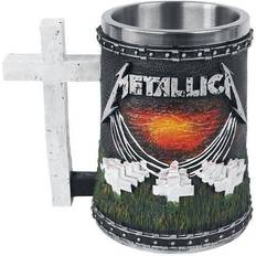 With Handles Glasses Nemesis Now Metallica Master Of Puppets Beer Glass 60cl
