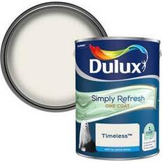 Dulux timeless 5l Dulux Simply Refresh One Coat Wall Paint White 5L