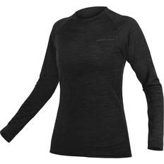 Endura Sportswear Garment Underwear Endura BaaBaa Blend Long Sleeve Base Layer Women - Black