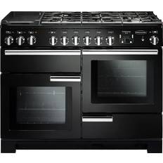 Gas cooker with fan oven Rangemaster PDL110DFFGB/C Professional Deluxe 110cm Dual Fuel Black