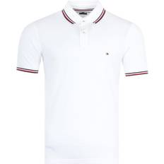 Tommy Hilfiger Men T-shirts & Tank Tops Tommy Hilfiger Organic Cotton Slim Fit Polo Shirt - White