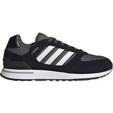 Men - Suede Running Shoes adidas Run 80s M - Core Black/Cloud White/Grey Six