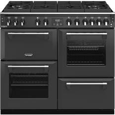 100cm - 240 V Gas Cookers Stoves Richmond Deluxe S1000DF GTG Anthracite, Grey