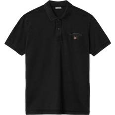 Napapijri Elbas Short Sleeve Polo Shirt - Black