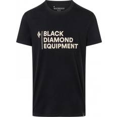 Black Diamond Stacked Logo T-shirt - Black
