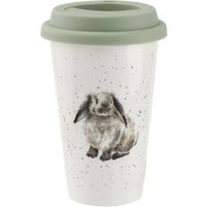 Ceramic Travel Mugs Royal Worcester Wrendale Designs Rabbit Travel Mug 31cl