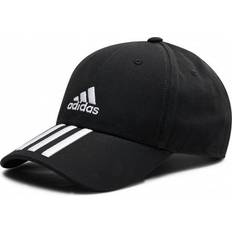 Adidas Sportswear Garment Headgear adidas Baseball 3-Stripes Twill Cap Unisex - Black/White/White