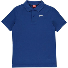 Slazenger Junior Boy's Plain Polo Shirt - Royal