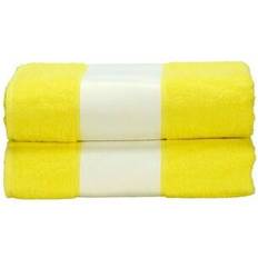 A&R Towels Subli-Me Bath Towel Yellow (140x70cm)