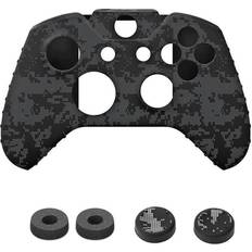 Xbox One Controller Decal Stickers Nitho Xbox One Controller Gaming Kit Set - Black Camo