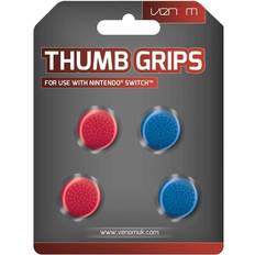 Thumb Grips Venom Switch Joy Con & Pro Controller Thumb Grips - Red/Blue