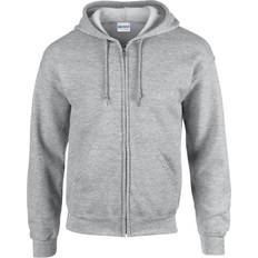 Gildan Heavy Blend Full Zip Hooded Sweatshirt Unisex - Sport Grey