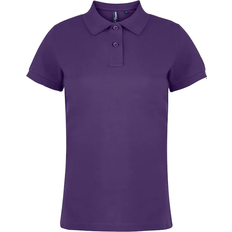 ASQUITH & FOX Women’s Classic Fit Polo Shirt - Purple