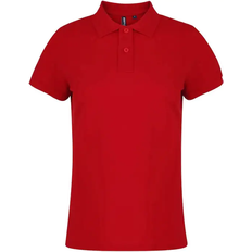 ASQUITH & FOX Women’s Classic Fit Polo Shirt - Red