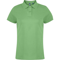 ASQUITH & FOX Women’s Classic Fit Polo Shirt - Lime