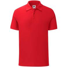 Fruit of the Loom Iconic Polo Shirt Unisex - Red