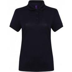 Henbury Ladies Micro-Fine Pique Polo Shirt - Navy