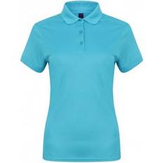 Henbury Ladies Micro-Fine Pique Polo Shirt - Turquoise