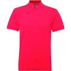 ASQUITH & FOX Performance Blend Short Sleeve Polo Shirt - Hot Pink