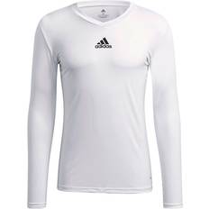 Adidas Sportswear Garment Base Layer Tops adidas Team Base Long Sleeve T-Shirt Men - White