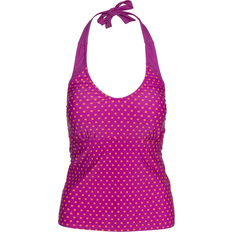 Trespass Women - XL Swimwear Trespass Winona Women's Halter Neck Tankini Top - Purple Orchid Spot