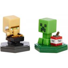 Minecraft Boost Mini Figure Reparing Villager & Mining Creeper