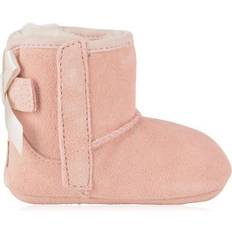 Suede Baby Booties UGG Baby Jesse Bow II Bootie - Baby Pink