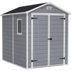Keter manor plastic garden shed Keter Manor 6x8 DD 235272 (Building Area )