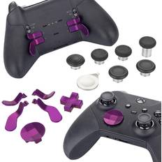 Venom Controller Decal Stickers Venom Xbox One Elite Series 2 Controller Accessory Kit - Black/Purple