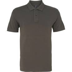 ASQUITH & FOX Organic Classic Fit Polo Shirt - Slate