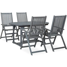 vidaXL 3057907 Patio Dining Set, 1 Table incl. 4 Chairs