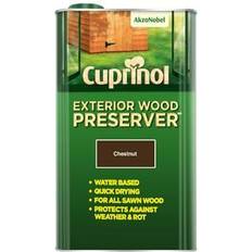 Cuprinol Brown - Outdoor Use - Wood Protection Paint Cuprinol Exterior Wood Preserver Wood Protection Chestnut 5L